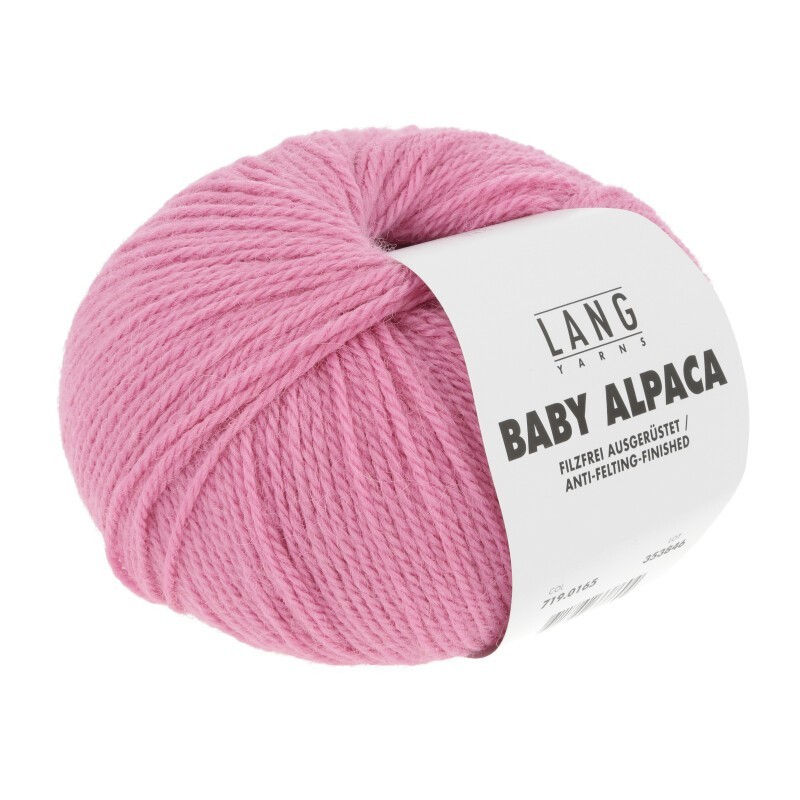 Lang Yarns Baby Alpaca Pink Hell 0165