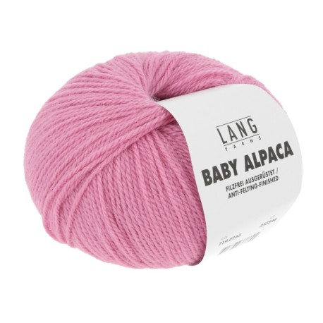 Lang Yarns Baby Alpaca Pink Hell 0165