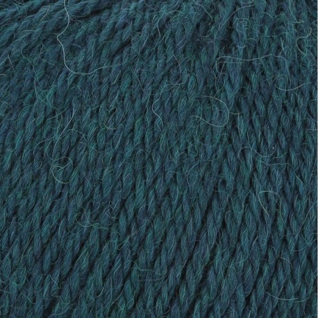 Lang Yarns Baby Alpaca Petrol Dunkel Mélange 0188 Detail