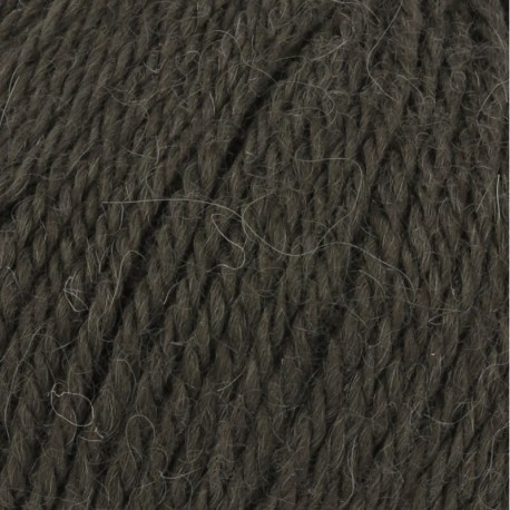 Lang Yarns Baby Alpaca Dunkelbraun 0268 Detail