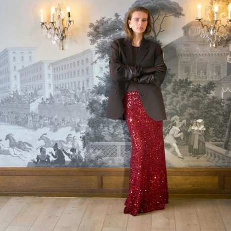 Sandnes 26102 Vea Skirt Long Strickset