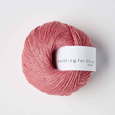 Knitting for Olive Pure Silk Raspberry Pink