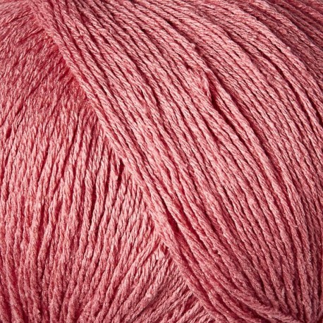 Knitting for Olive Pure Silk Raspberry Pink Detail