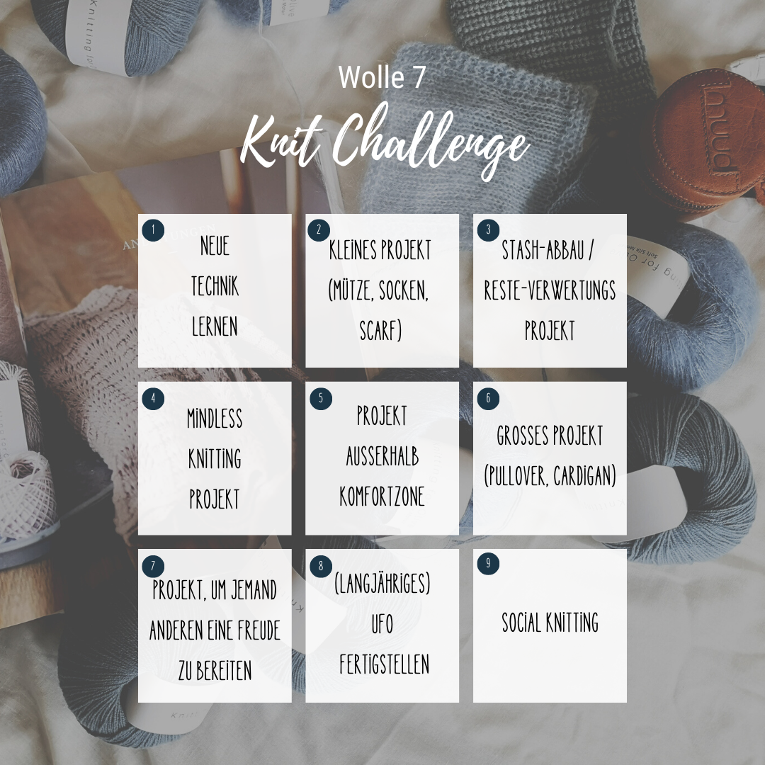 Read more about the article Wolle 7 Instagram Knit Challenge