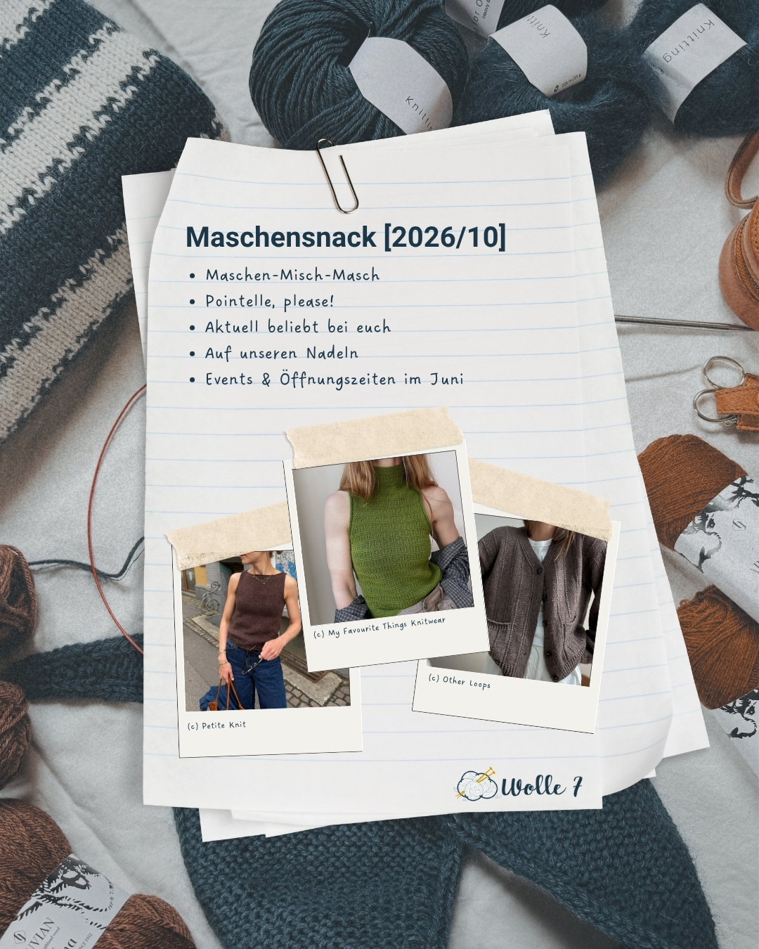 Mehr über den Artikel erfahren Maschensnack [2026/10]