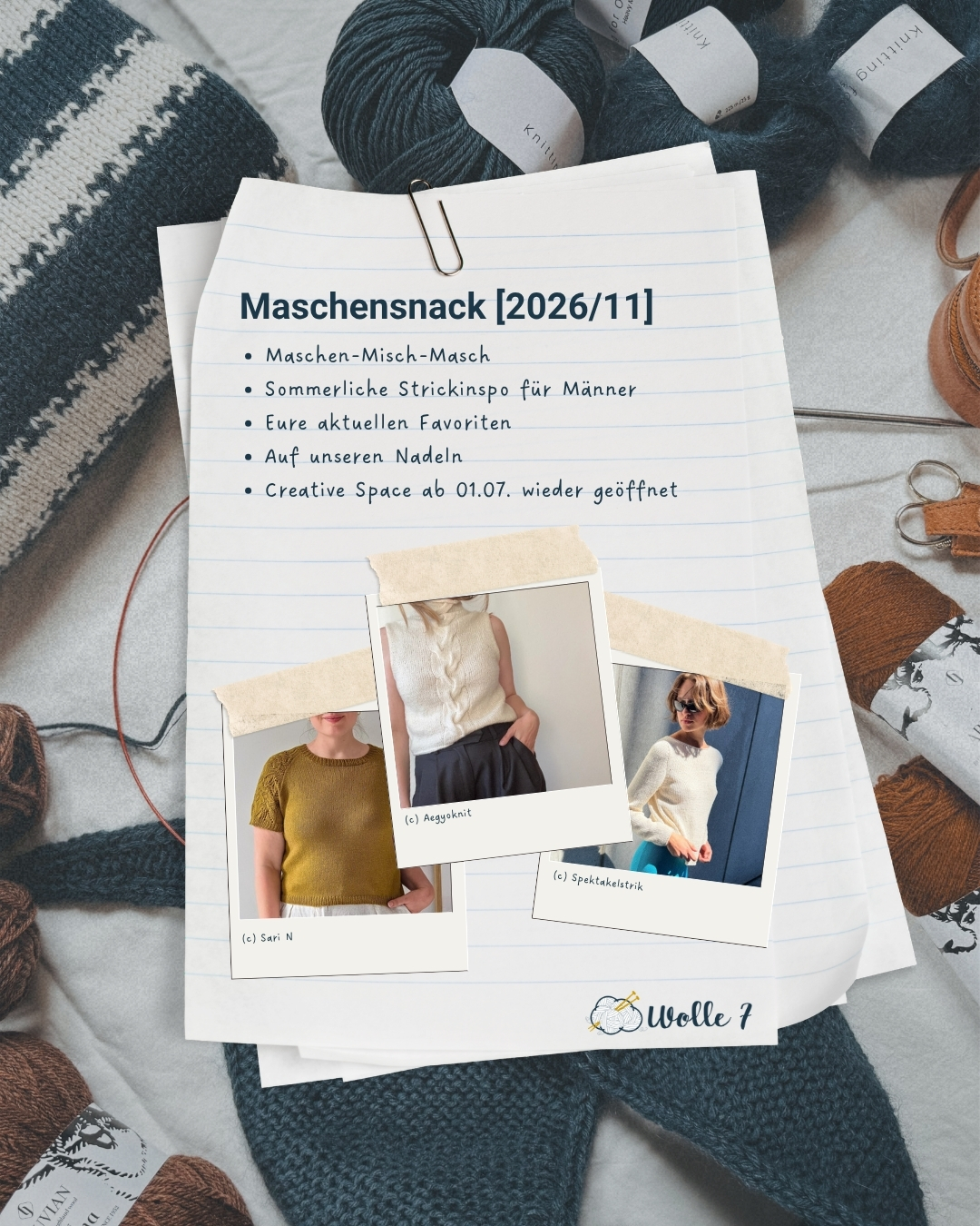 Mehr über den Artikel erfahren Maschensnack [2026/11]